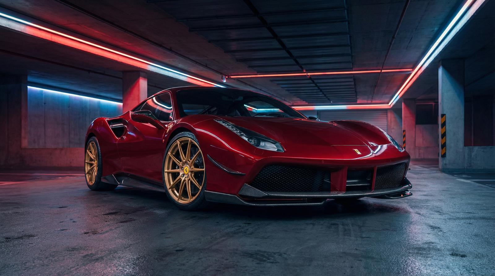 黄色仓库跑车视频